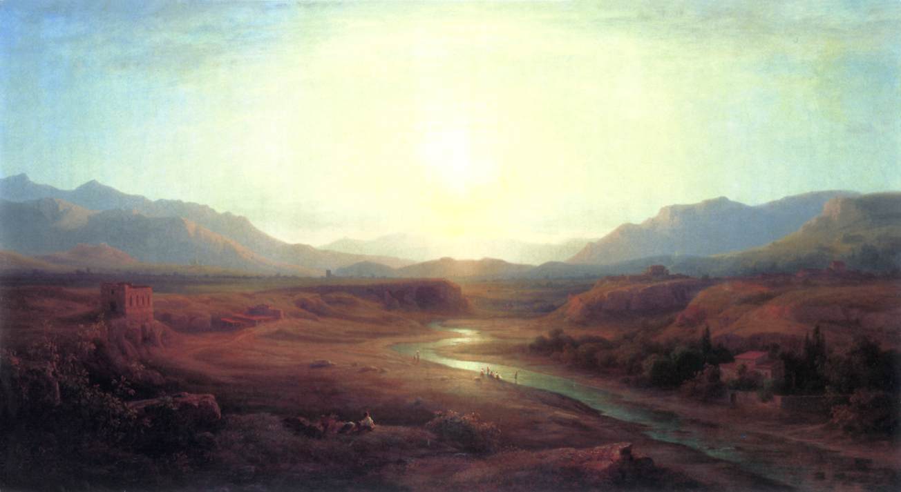 File Ligeti Antal Italian Landscape 1873 jpg Wikimedia Commons
